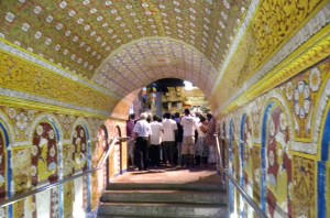 The tunnel leading into the lower chamber of the Temple