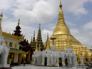 View of the Schwedagon from the wish-fulfilling area