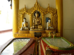 The chapel room - footprints of Buddha
