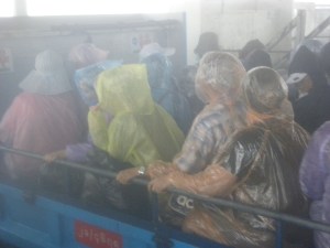 Truck at Yatetaung bus terminal