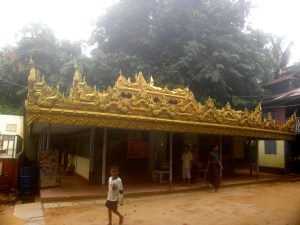Outside of the Python's temple room