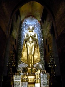 Standing Buddha inside Ananda Temple