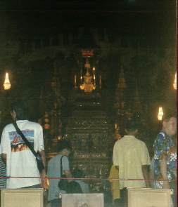 The ethereal glow of the Emerald Buddha