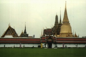 View of Wat Phra Keo temple complex - Bangkok, Thailand (2006)