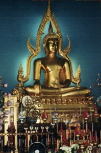 The Lotus Buddha inside the Marble Temple