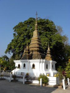 Golden funerary stupa at Wat That Luang