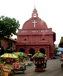 Christ Church (built in 1753) - Melaka, Malaysia