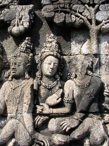 Detail of terrace carving